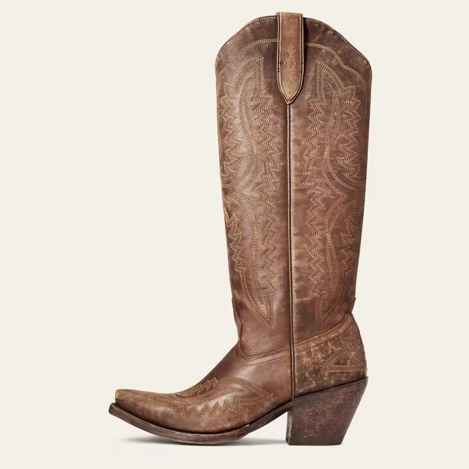 Men's Western Pointed Toe Cowboy Boots - CB044