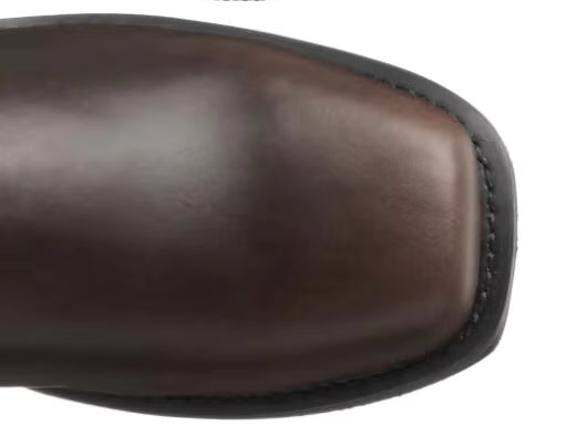 Men's PU Leather Mid-Calf Square Toe Cowboy Boots - CB049