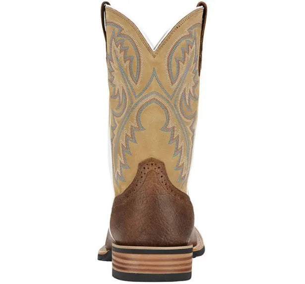 Unisex PU Leather Mid-Calf Western Cowboy Boots - CB016