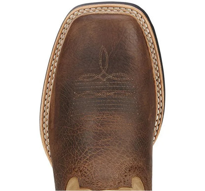 Unisex PU Leather Mid-Calf Western Cowboy Boots - CB016