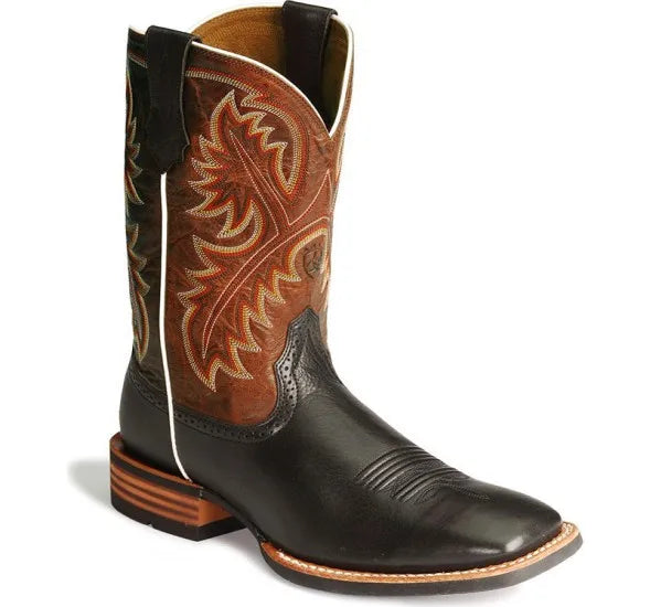 Unisex PU Leather Mid-Calf Western Cowboy Boots - CB016