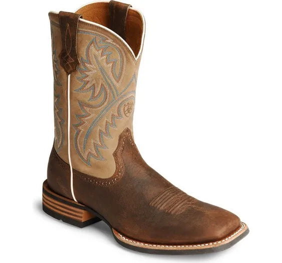 Unisex PU Leather Mid-Calf Western Cowboy Boots - CB016
